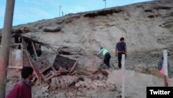 Una víctima mortal se reportó en distrito de Yauca, provincia de Caravelí, a consecuencia del desprendimiento de rocas por el sismo.