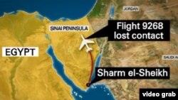El vuelo 9268 de la aerolínea rusa Kogalimavia cayó a tierra a los 25 minutos de despegar del balneario egipcio de Sharm el Sheikh.