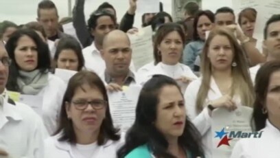 Médicos cubanos varados en Colombia en limbo legal