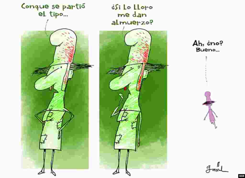 Caricatura de Garrincha.