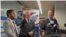 El presidente de la Comisión Justicia Cuba, René Bolio, durante la rueda de prensa en la Asamblea de Resistencia Cubana en Miami. (OCB)