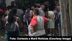 Protesta en 10 de Octubre, La Habana, en abril de 2026.