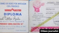 Reporta Cuba. Acreditaciones de Manuel Cubillas. Foto: Jorge L. Artiles.