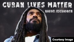 Portada del sencillo "Cuban Lives Matter", de Raudel Collazo. 