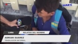 Niños venezolanos buscan comida en las calles
