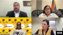Mesa de Transición venezolana expone avances del diálogo político.