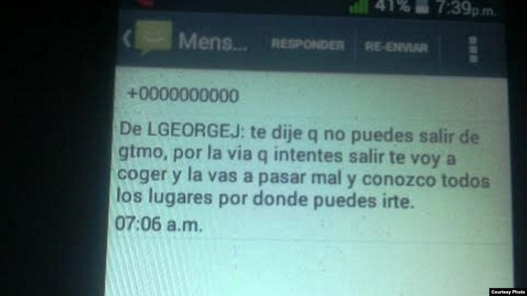 Amenazas a opositores