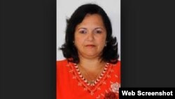 Presidenta de la Asamblea Provincial del Poder Popular de Cienfuegos, Francisca Mayrelis Pernia Cordero, actualmente bajo investigación por corrupción. 