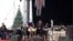 Arturo Sandoval en el ensayo de su actuación para la ceremonia del encendido del National Tree. 