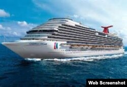 La línea de cruceros Carnival planea rutas con escalas en Cuba.