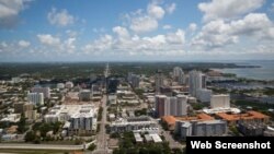 Vista del centro de St. Petersburg, en la Florida, el lugar donde podría ubicarse el consulado cubano.