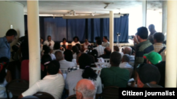 Reporta Cuba. Foro por Derechos y Libertades durante un encuentro en abril de 2015.