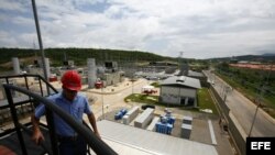 Vista de la planta de energía eléctrica de Barquisimeto, en el estado Lara, Venezuela