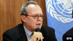 El relator especial de la ONU sobre la Libertad de Expresión, Frank La Rue.