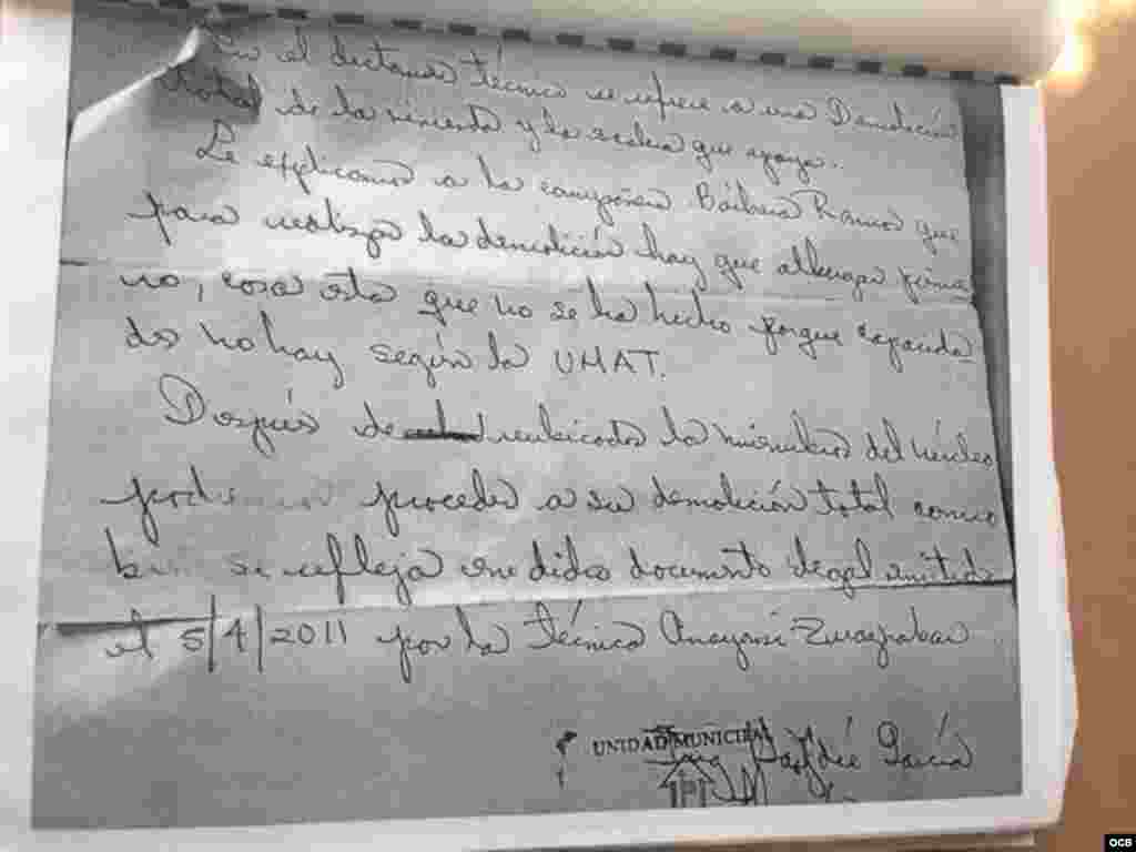 Los vecinos llevan años esperando una respuesta de las autoridades para reparar sus viviendas.