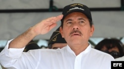 El presidente de Nicaragua, Daniel Ortega, en una foto de archivo. EFE