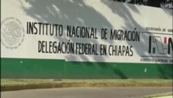 Cubanos en huelga de hambre en Chiapas, México