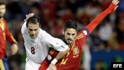 España y Georgia en la clasificación Mundial 2014