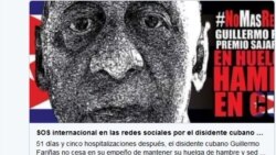Tuitazo Mundial por la vida de Guillermo Fariñas