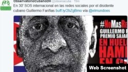 Guillermo Fariñas ha sido hidratado en cinco ocasiones desde que comenzó la huelga el 20 de julio.