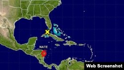 Ciclón tropical Nate deja mucha lluvia en parte de Centroamérica.