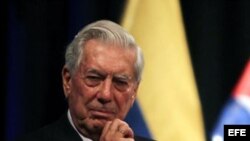 El Nobel de Literatura y presidente de La Fundación Internacional para la Libertad, Mario Vargas Llosa.