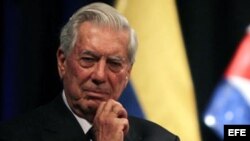 El Nobel de Literatura y presidente de La Fundación Internacional para la Libertad, Mario Vargas Llosa.