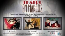 Tres obras de teatro, un director y dos actores cubanos