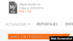 El periódico digital 14ymedio nació en Cuba, el 20 de mayo de 2014. 