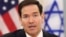 Marco Rubio se reúne con el embajador israelí Leiter y el embajador libanés Moawad en el Departamento de Estado en Washington.