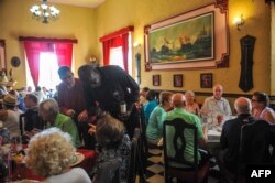 La Moneda Cubana un restaurante privado en La Habana.