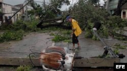 Cuba - destrozos causados por el ciclón Sandy