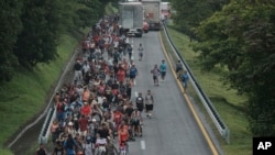 Foto Archivo. Caravana de migrantes. (AP/Isabel Mateos)