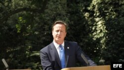 Fotografía de archivo del primer ministro británico David Cameron. 