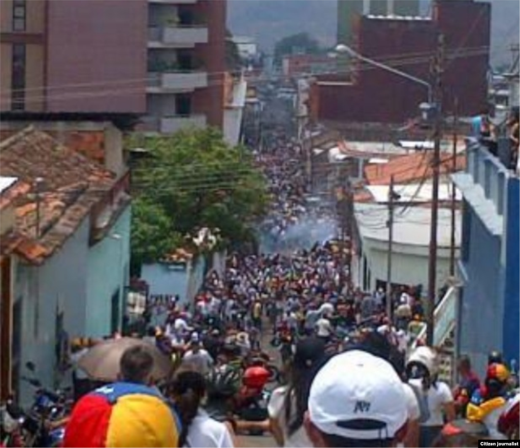En San Cristóbal, Táchira, la concentración sólo estaba autorizada para el Obelisco.&nbsp; 