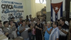 Opositores cubanos realizan vigilia en favor de todos los presos políticos