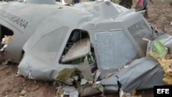 Avión de transporte de la Fuerza Aérea de Colombia accidente en el noreste del país