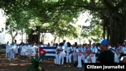 Damas de Blanco dedican marcha dominical a la memoria de Laura Pollán