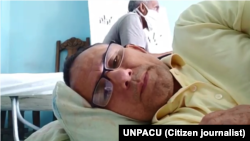 José Daniel Ferrer, líder de la UNPACU en huelga de hambre, el 28 de marzo de 2021. (Imagen de la UNPACU en Facebook).