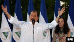 El presidente izquierdista de Nicaragua, Daniel Ortega.