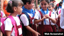 Reporta Cuba uniformes escolares