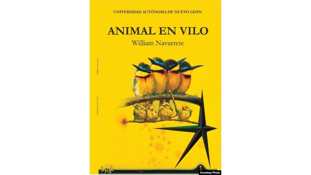 Portada del poemario "Animal en vilo", de William Navarrete. Cortesía del poeta.