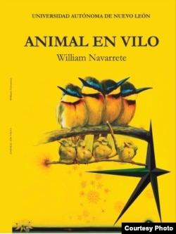 Portada del poemario "Animal en vilo", de William Navarrete. Cortesía del poeta.