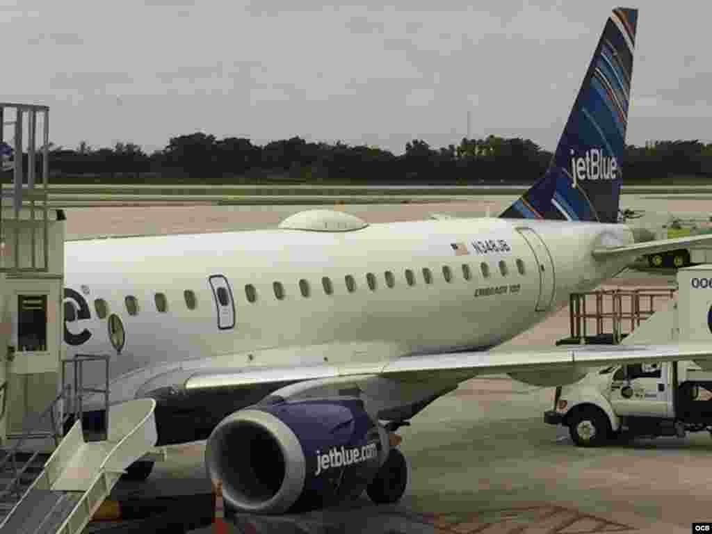 Primer vuelo de JetBlue a Cuba