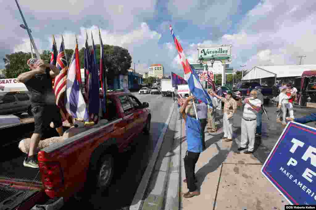 Caravana por la Libertad y la Democracia en Miami.