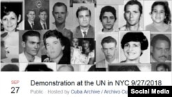 Anuncio del evento en la página de Facebook de Archivo Cuba. 