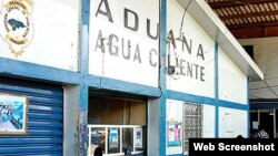 Aduana de Agua Caliente, Honduras.