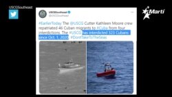 Info Martí | La Guardia Costera de EE.UU. repatrió a 46 migrantes cubanos interceptados en el mar