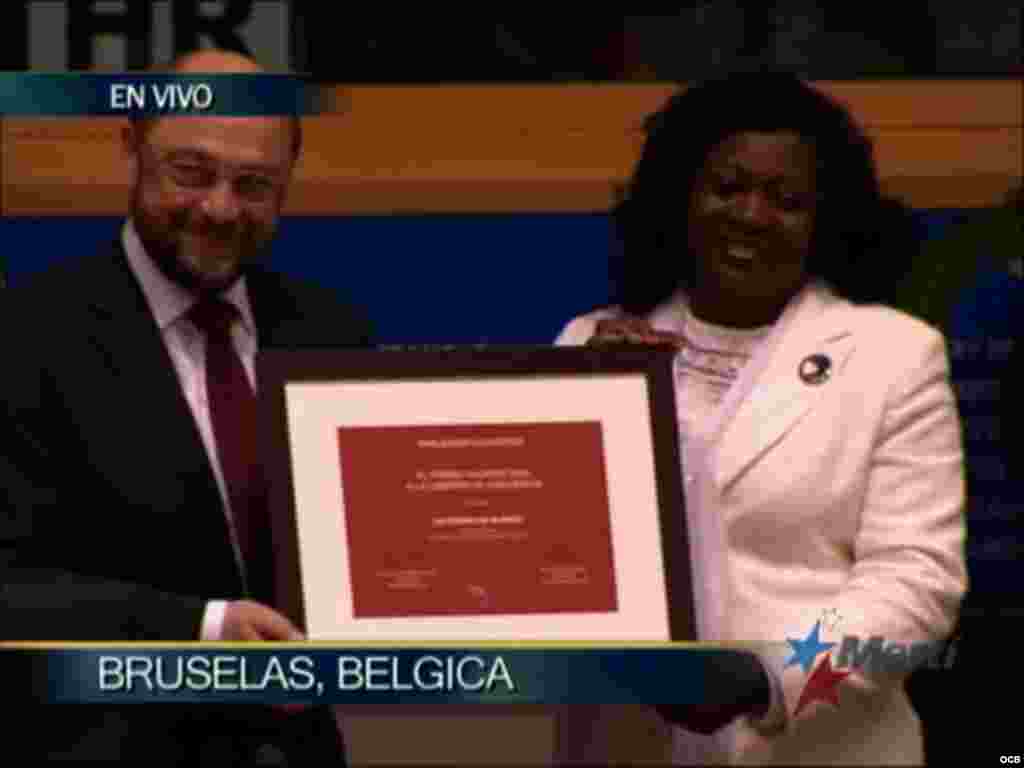 Entrega oficial del Premio Sájarov por la LIbertad de Conciencia