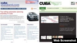Los portales Cuba Standard y Cuba News